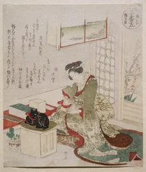 Faisán negro de la serie «Un concurso de gallos: tres diseños», 1825